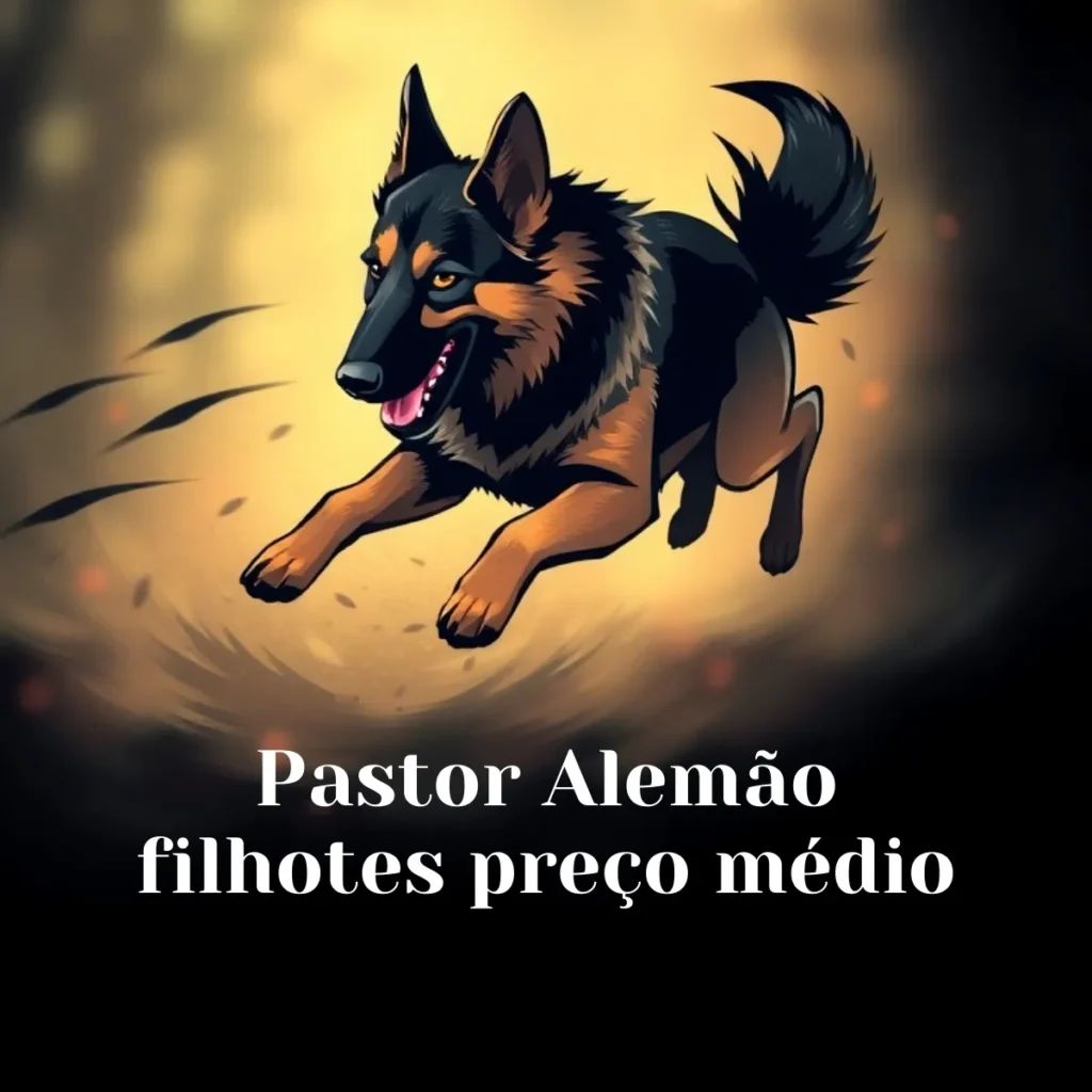 Pastor Alemão filhotes preço médio