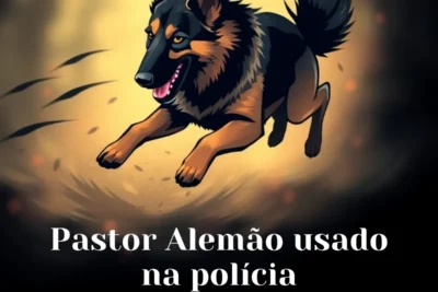 Pastor Alemão usado na polícia