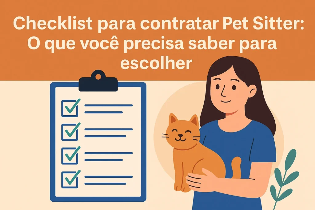 Checklist para contratar Pet Sitter